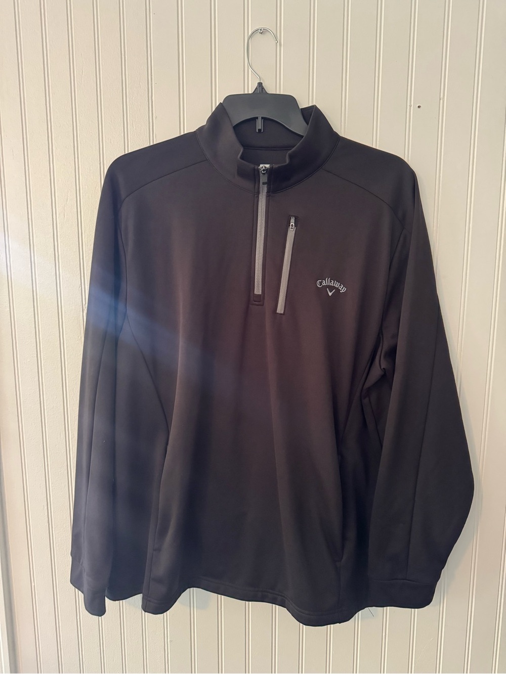 Callaway Black Performance Quarter-Zip Pullover Jacket